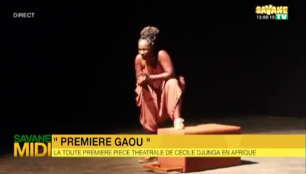 Cécile Djunga - Reportage TV création de "Piment Doux"